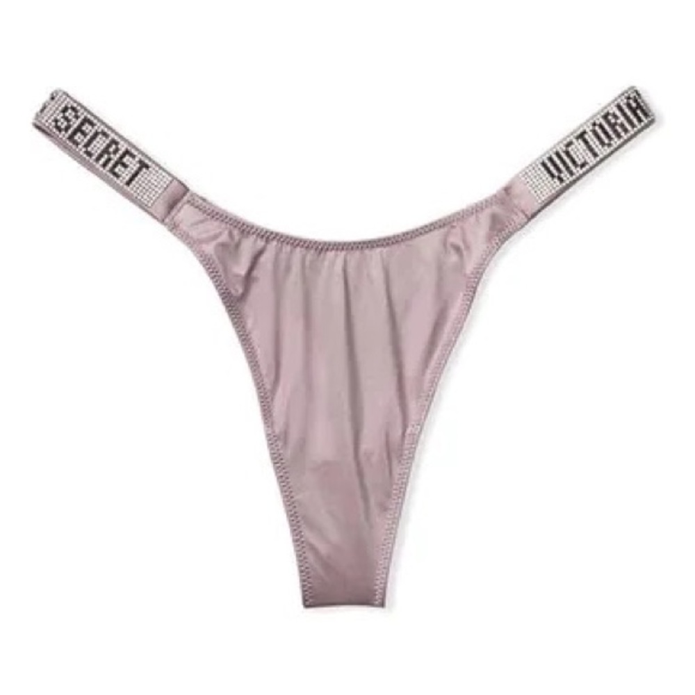 Victoria’s Secret satin shine strap bling panty